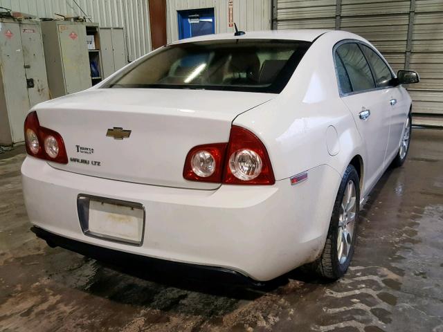 1G1ZE5EB7AF255204 - 2010 CHEVROLET MALIBU LTZ WHITE photo 4