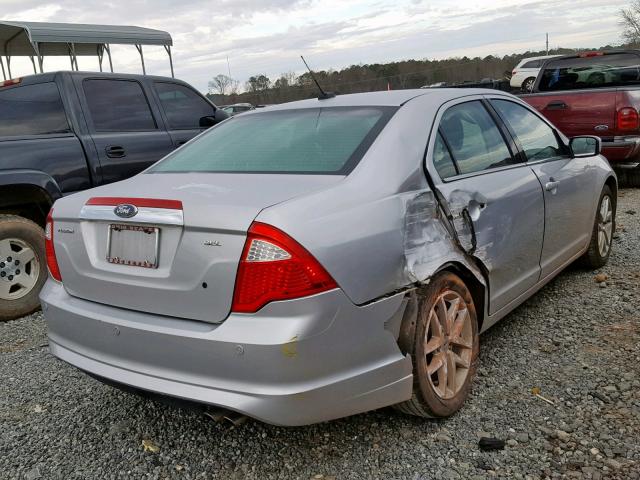 3FAHP0JAXCR298699 - 2012 FORD FUSION SEL GRAY photo 4