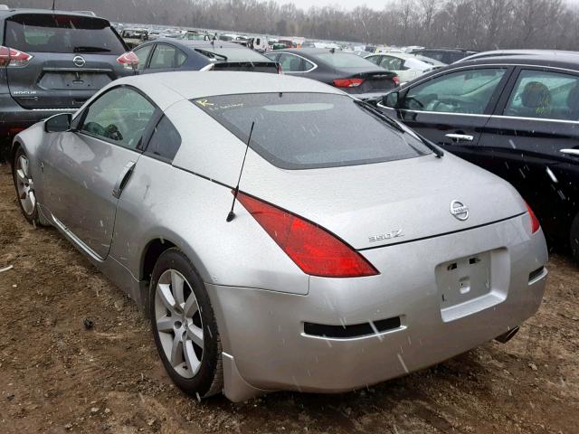 JN1AZ34D75M600932 - 2005 NISSAN 350Z COUPE SILVER photo 3