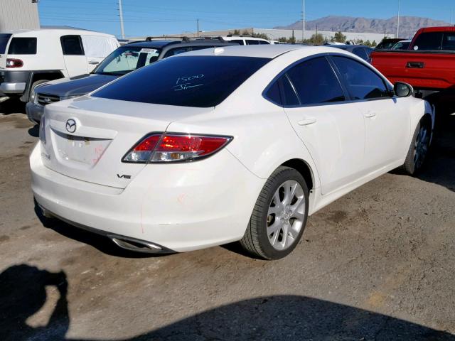 1YVHP82B295M08005 - 2009 MAZDA 6 S WHITE photo 4