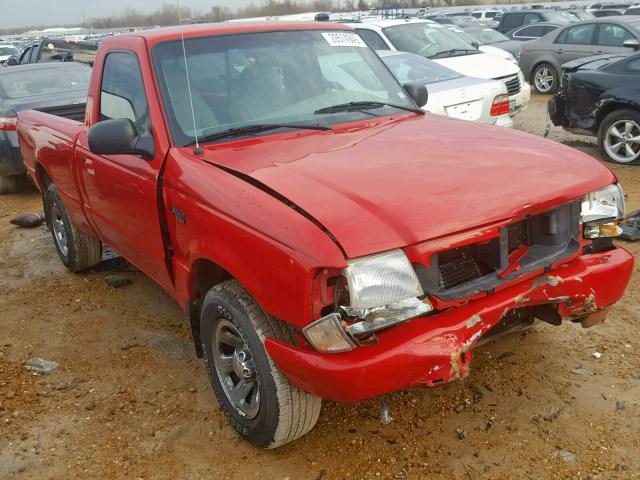 1FTYR10V6YPC02709 - 2000 FORD RANGER RED photo 1