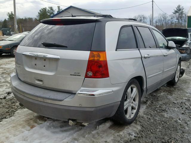 2A8GF68XX7R299992 - 2007 CHRYSLER PACIFICA T SILVER photo 4