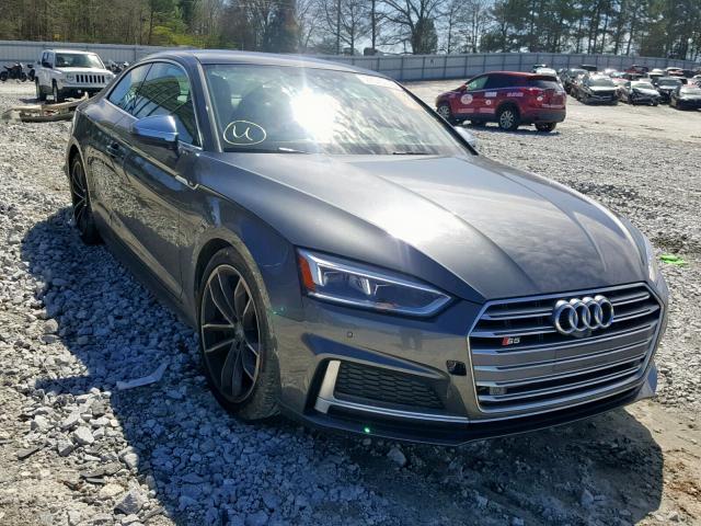 WAUR4AF54JA068315 - 2018 AUDI S5 PRESTIG GRAY photo 1