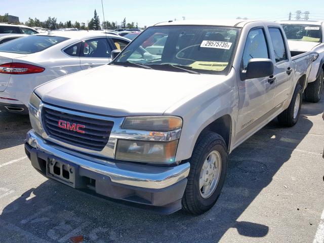 1GTCS136158217546 - 2005 GMC CANYON BEIGE photo 2