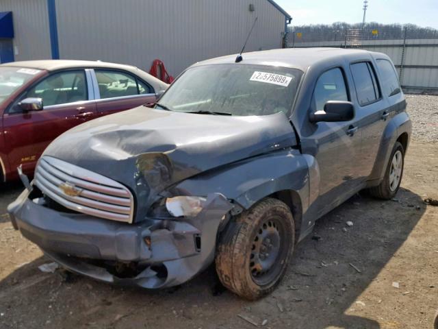 3GNCA13B89S586165 - 2009 CHEVROLET HHR LS GRAY photo 2