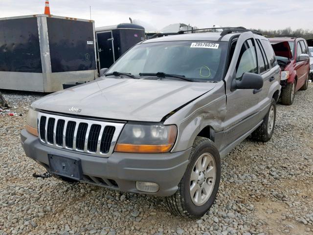 1J4GX48S61C524318 - 2001 JEEP GRAND CHER SILVER photo 2