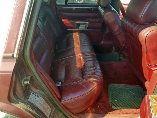 1LNBM81FXKY787084 - 1989 LINCOLN TOWN CAR BURGUNDY photo 6