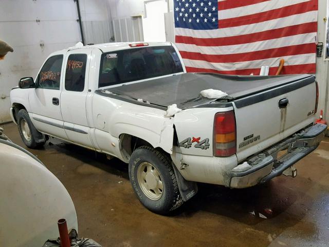 2GTEK19TX31350456 - 2003 GMC NEW SIERRA WHITE photo 3