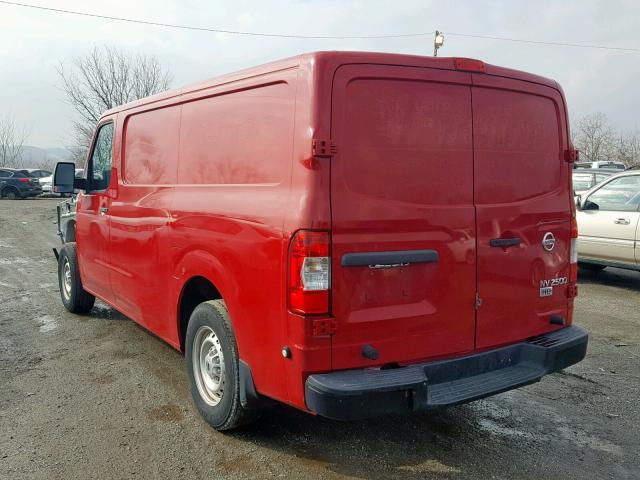 1N6BF0KY3GN804734 - 2016 NISSAN NV 1500 S RED photo 3