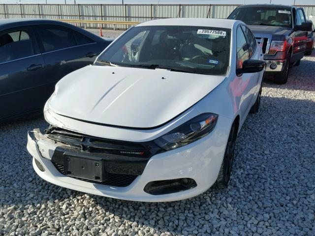 1C3CDFBB0FD224507 - 2015 DODGE DART SXT WHITE photo 2