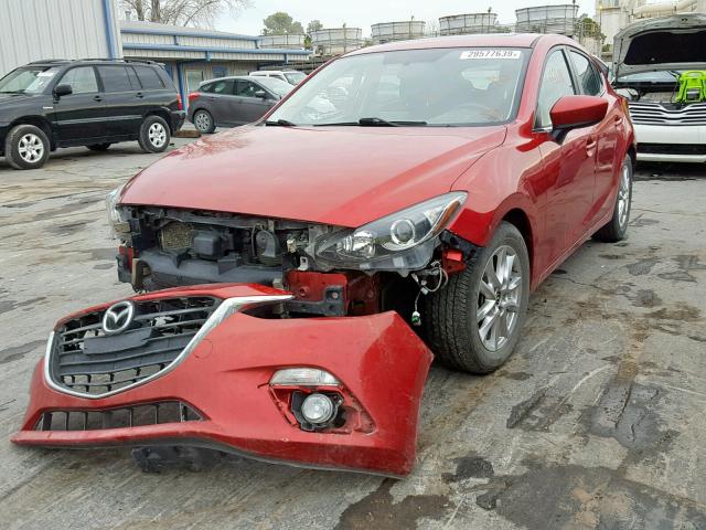 3MZBM1L71FM177459 - 2015 MAZDA 3 TOURING RED photo 2