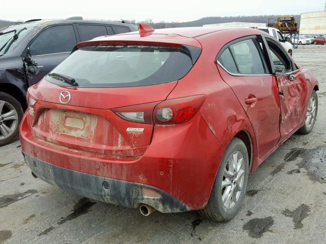 3MZBM1L71FM177459 - 2015 MAZDA 3 TOURING RED photo 4