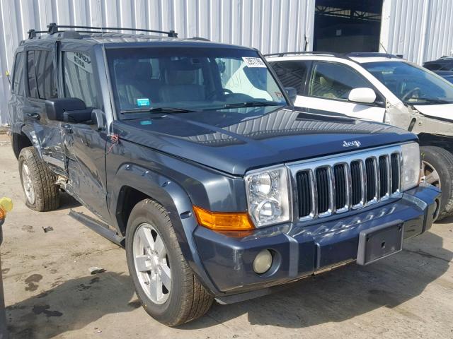 1J8HG58226C365622 - 2006 JEEP COMMANDER BLUE photo 1