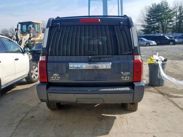 1J8HG58226C365622 - 2006 JEEP COMMANDER BLUE photo 10
