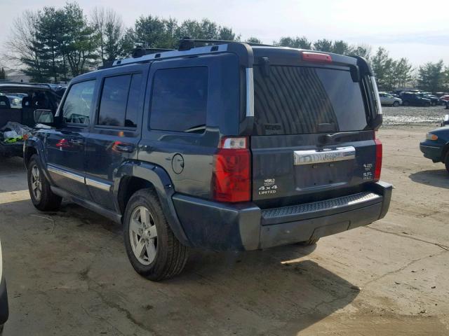 1J8HG58226C365622 - 2006 JEEP COMMANDER BLUE photo 3