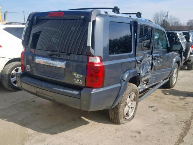 1J8HG58226C365622 - 2006 JEEP COMMANDER BLUE photo 4