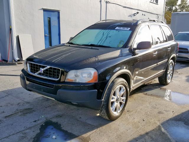 YV1CZ911751153128 - 2005 VOLVO XC90 T6 BLACK photo 2