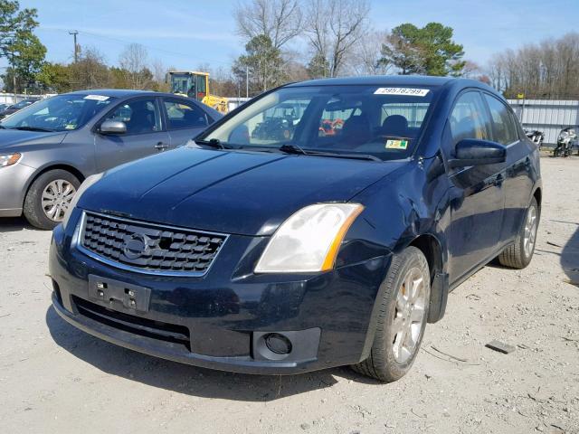 3N1AB61E17L634316 - 2007 NISSAN SENTRA 2.0 BLACK photo 2