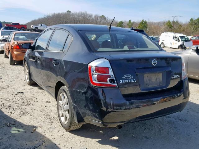 3N1AB61E17L634316 - 2007 NISSAN SENTRA 2.0 BLACK photo 3