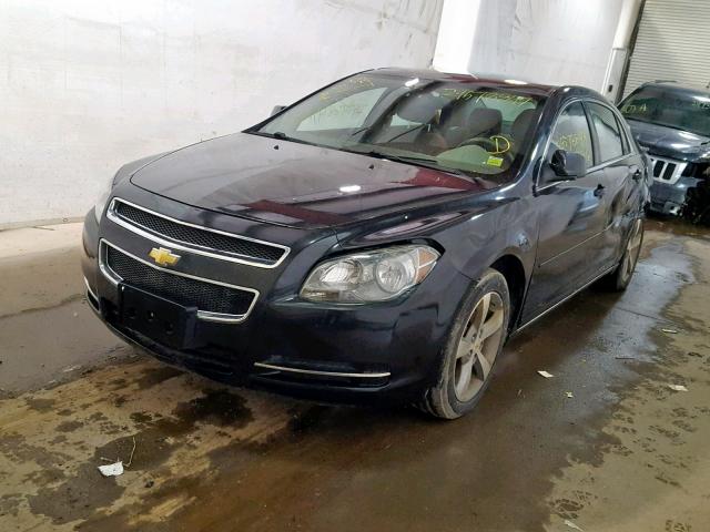 1G1ZC5E16BF368690 - 2011 CHEVROLET MALIBU 1LT შავი ფოტო 2