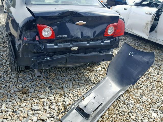 1G1ZB5E10BF331296 - 2011 CHEVROLET MALIBU LS BLACK photo 9