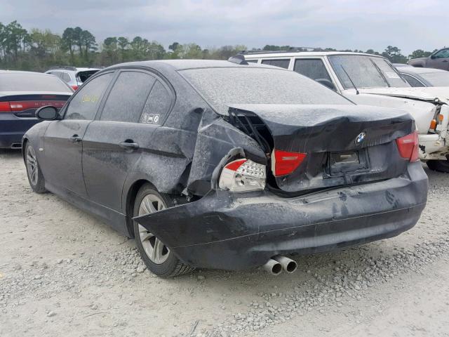 WBAVC53568F009888 - 2008 BMW 328 I SULE BLACK photo 3