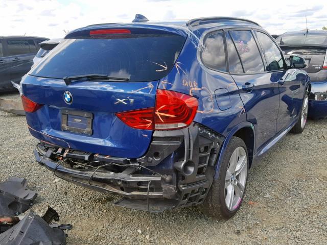 WBAVL1C58FVY28512 - 2015 BMW X1 XDRIVE2 BLUE photo 4