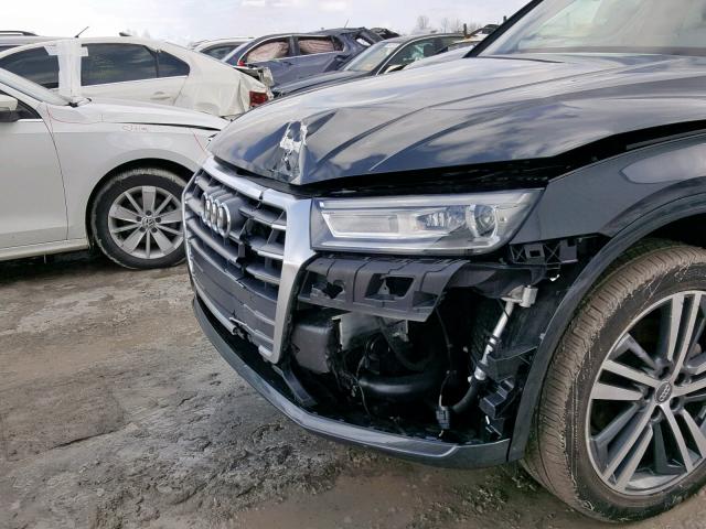 WA1ENAFY6J2125529 - 2018 AUDI Q5 PROGRES GRAY photo 9