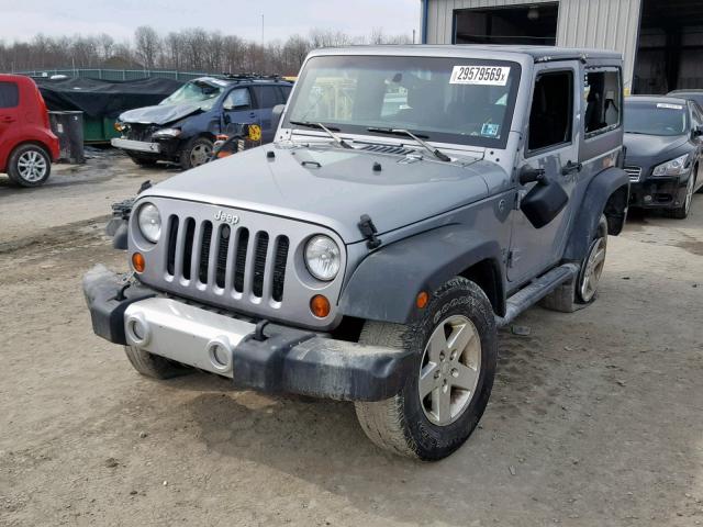 1C4AJWAG4DL637509 - 2013 JEEP WRANGLER S GRAY photo 2