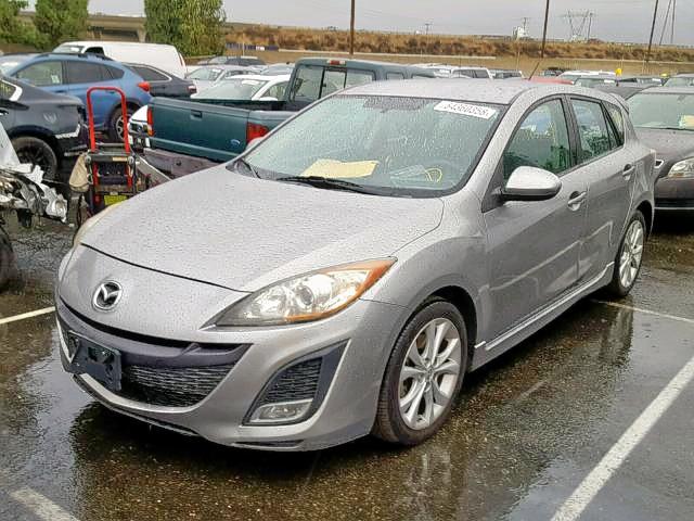 JM1BL1K62B1440645 - 2011 MAZDA 3 S GRAY photo 2