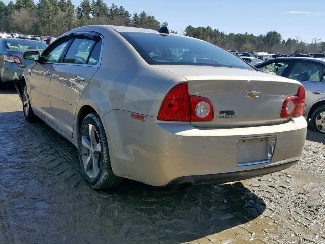 1G1ZC5E05CF120598 - 2012 CHEVROLET MALIBU 1LT 棕色 照片 3