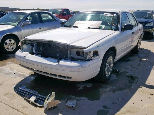 2FAFP73W54X186291 - 2004 FORD CROWN VICT WHITE photo 2