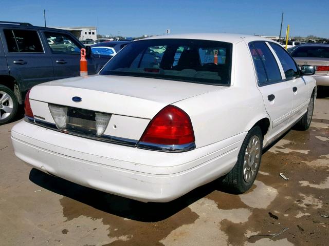 2FAFP73W54X186291 - 2004 FORD CROWN VICT WHITE photo 4