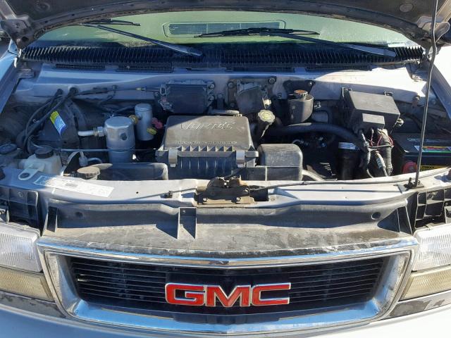 1GKDM19W5YB516782 - 2000 GMC SAFARI XT SILVER photo 7