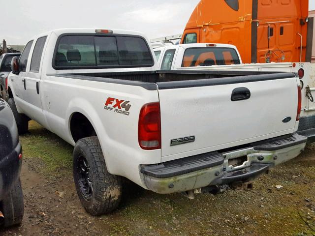 1FTWW31P27EB41140 - 2007 FORD F350 SRW S WHITE photo 3