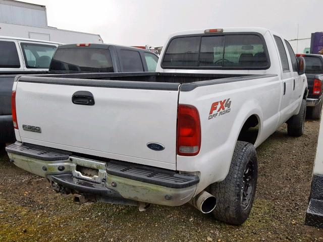 1FTWW31P27EB41140 - 2007 FORD F350 SRW S WHITE photo 4