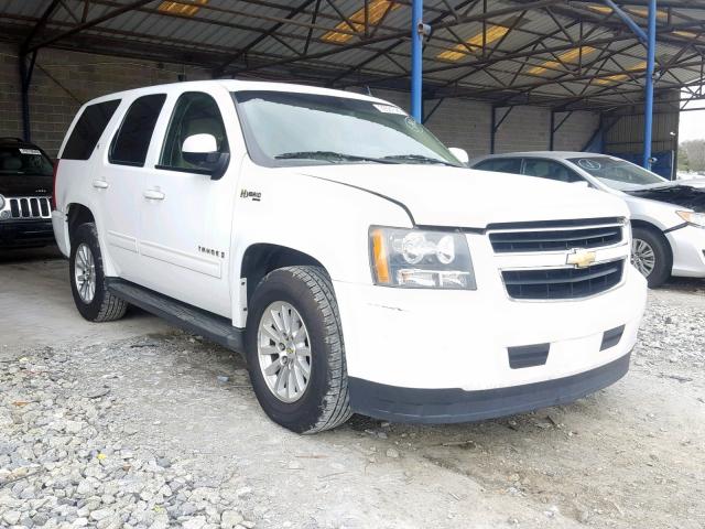 1GNFC13539R256826 - 2009 CHEVROLET TAHOE HYBR WHITE photo 1