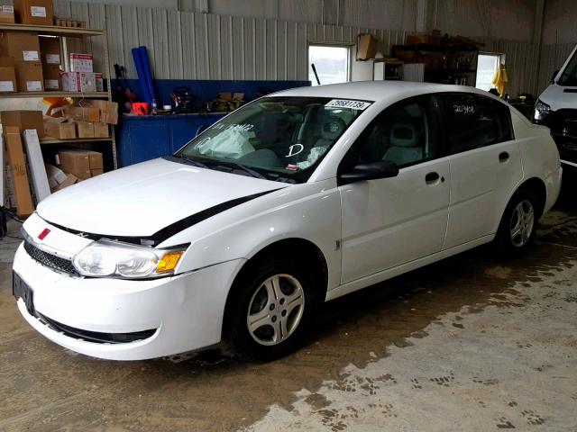1G8AG52F53Z153482 - 2003 SATURN ION LEVEL WHITE photo 2
