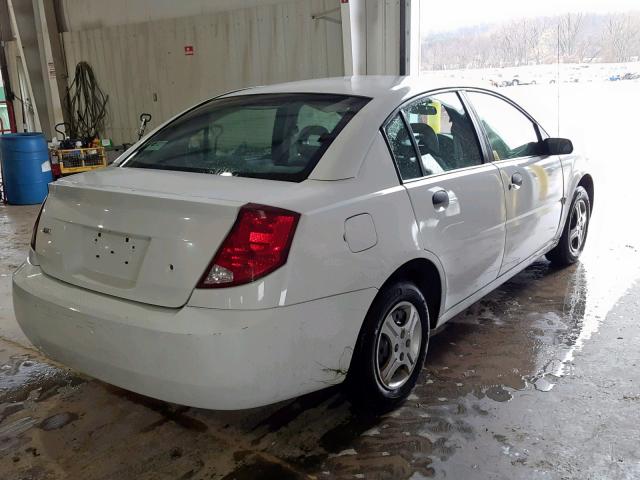 1G8AG52F53Z153482 - 2003 SATURN ION LEVEL WHITE photo 4