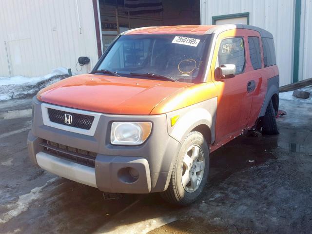 5J6YH28523L011778 - 2003 HONDA ELEMENT EX ORANGE photo 2