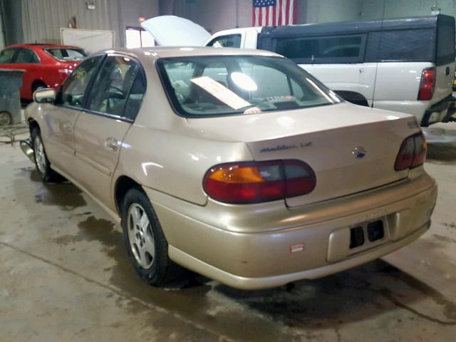 1G1NE52JX3M698990 - 2003 CHEVROLET MALIBU LS GOLD photo 3