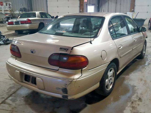 1G1NE52JX3M698990 - 2003 CHEVROLET MALIBU LS GOLD photo 4