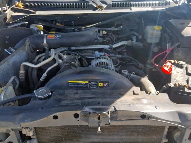 1D7HE48N95S308362 - 2005 DODGE DAKOTA QUA GRAY photo 7