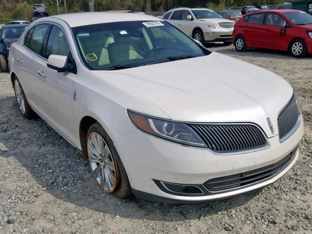 1LNHL9FT0DG613325 - 2013 LINCOLN MKS WHITE photo 1