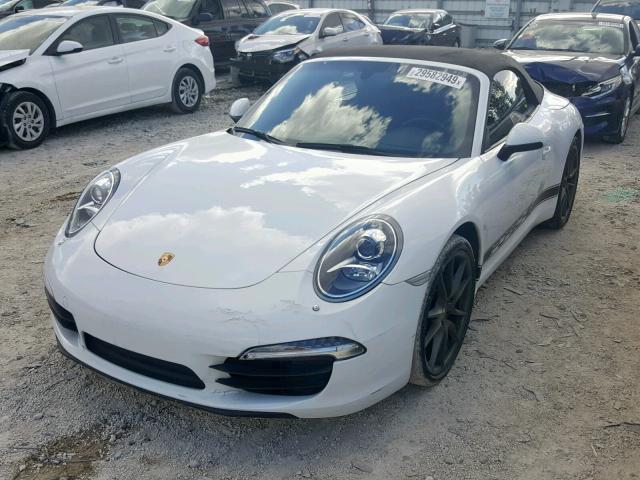 WP0CA2A93ES140249 - 2014 PORSCHE 911 CARRER WHITE photo 2