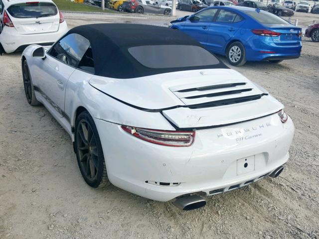 WP0CA2A93ES140249 - 2014 PORSCHE 911 CARRER WHITE photo 3