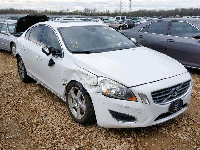 YV1612FS5D2217513 - 2013 VOLVO S60 T5 WHITE photo 1