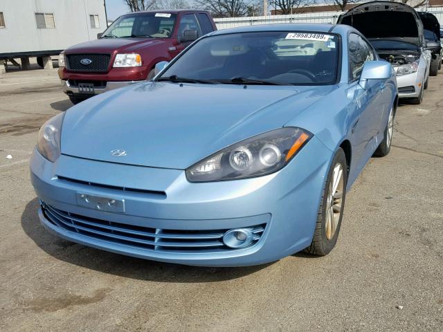 KMHHM66D57U248134 - 2007 HYUNDAI TIBURON GS SILVER photo 2