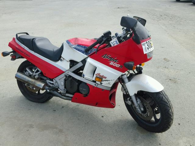 JKAZX4A13FA017728 - 1985 KAWASAKI ZX600 RED photo 1