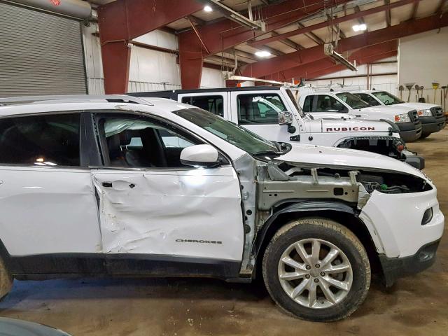 1C4PJMDBXGW367882 - 2016 JEEP CHEROKEE L WHITE photo 9